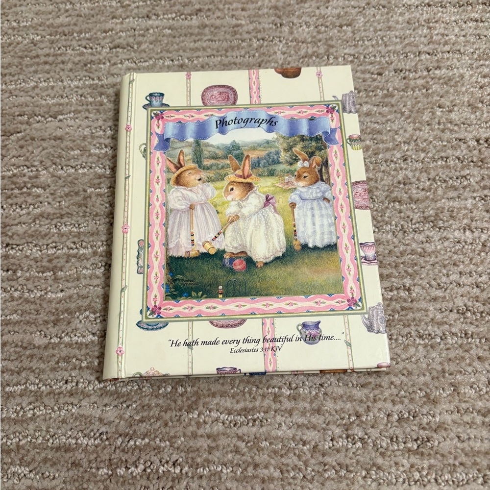 Whimsical Rabbit-Themed Photo Album